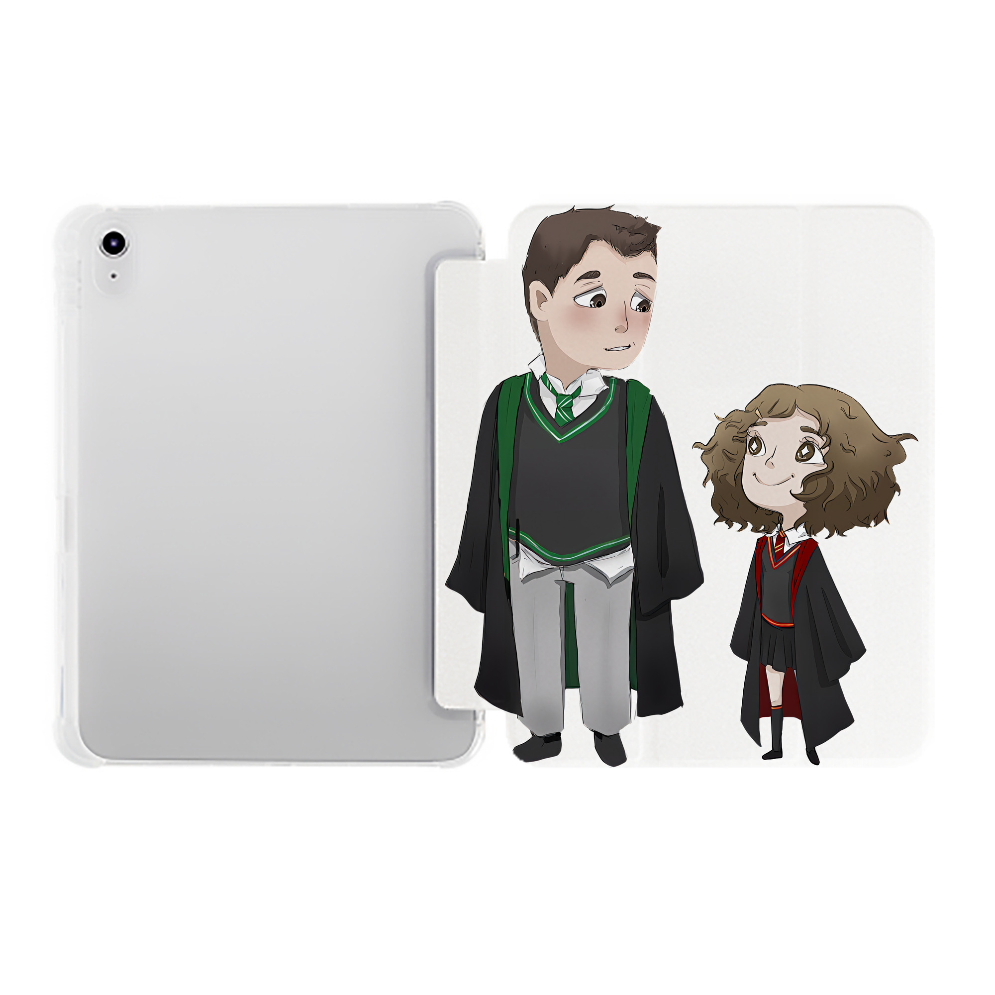 （画像用） Harry Potter ハリー・ポッターシリーズ IPad ケース ペン収納付き 三つ折りスタンド PUレザー×シリコン 対応機種9.5/10.5/10.9インチ